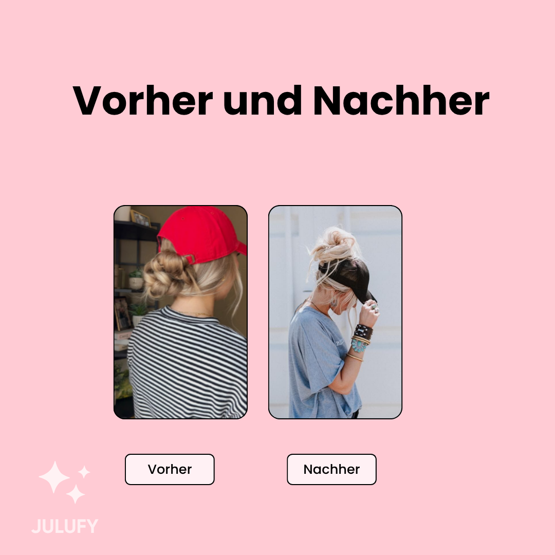 Magnetische Damenkappe mit Zopföffnung | Stylisch & bequem – JILACAP