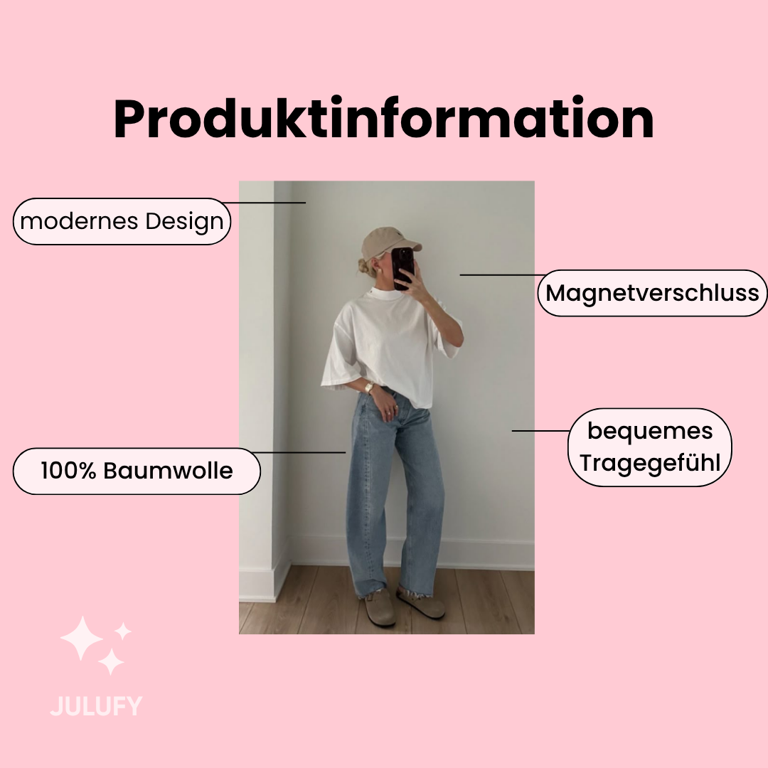Magnetische Damenkappe mit Zopföffnung | Stylisch & bequem – JILACAP